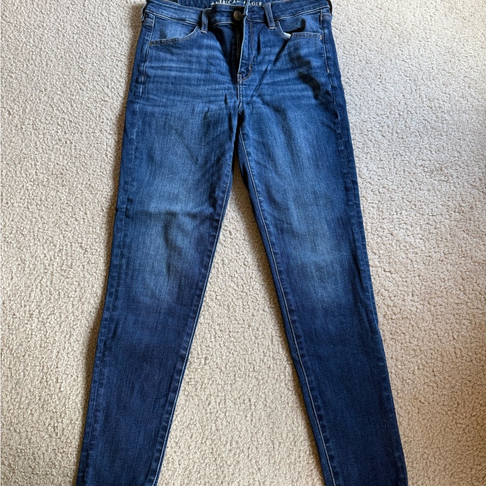 American Eagle Outfitters Dark Blue Denim Jeans